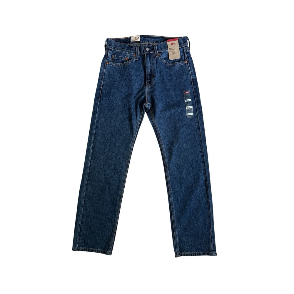 Levi's‎ NWT Men's 505 Regular Fit Denim Jeans Size 29 X 30 Blue Classic